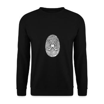 Hockey Players Hockey - Unisex Sweatshirt - black - Front - Alina (178cm) & Michal (187cm)