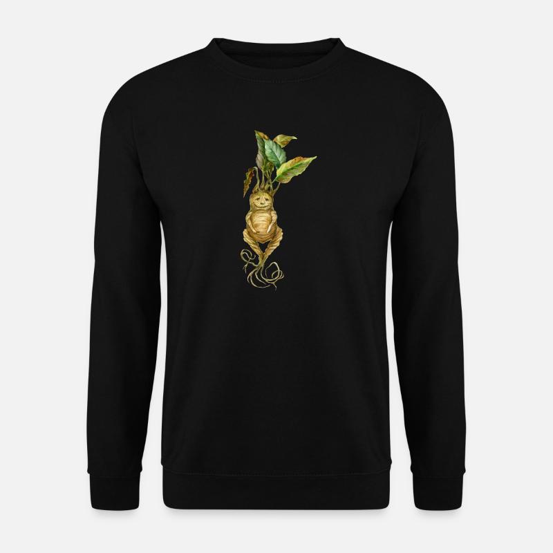 Wurzelwesen Fantasy Fabeltier Design - Unisex Pullover - Schwarz