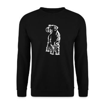 Suceuse géante « Black Edition » - Sweat-shirt Unisexe - noir - Devant - Alina (178cm) & Michal (187cm)