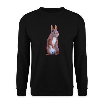 Eichhönchen - Sweat-shirt Unisexe - noir - Devant - Alina (178cm) & Michal (187cm)