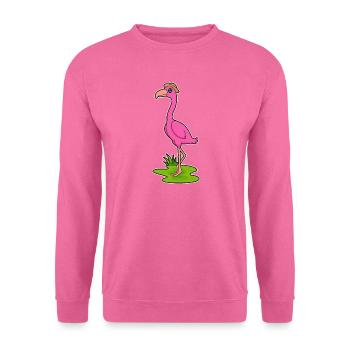 Flamingo Hut - Unisex Pullover - Pink - Vorne