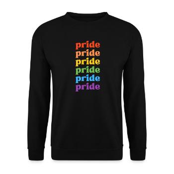 Pride - Unisex Pullover - Schwarz - Vorne - Alina (178cm) & Michal (187cm)