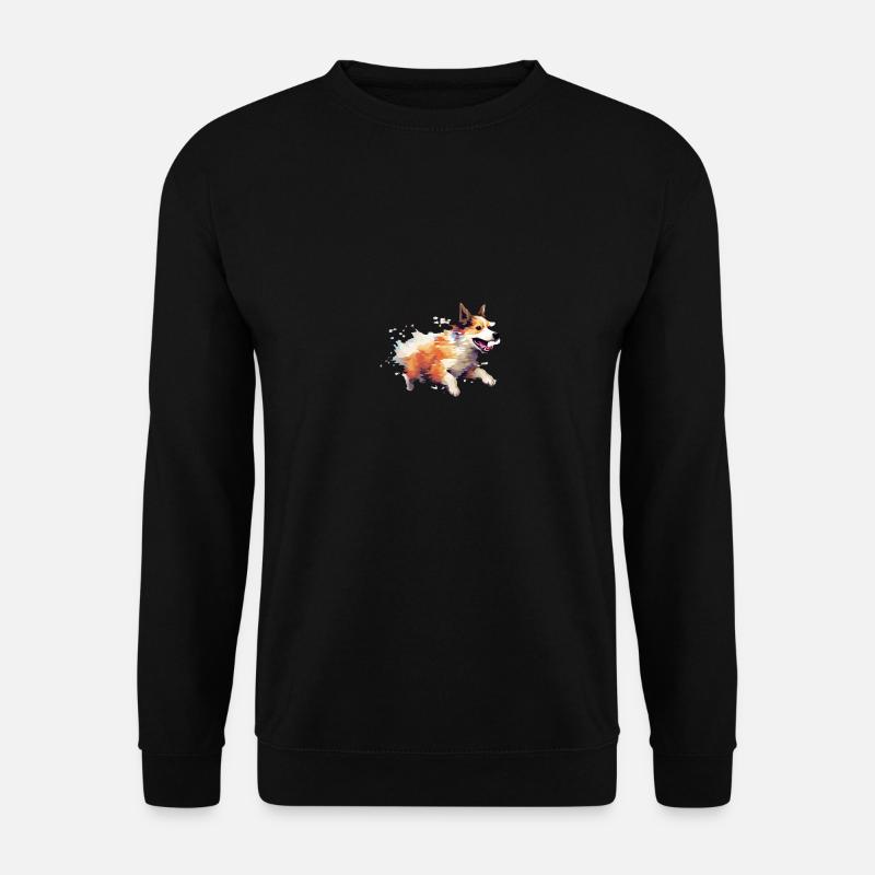 Running Dog - Unisex Sweatshirt - black