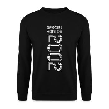 Édition spéciale 2002 - Anniversaire 2002 Changement de couleur - Sweat-shirt Unisexe - noir - Devant - Alina (178cm) & Michal (187cm)