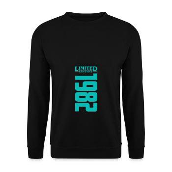 1982 Édition Limitée 40e Anniversaire Jeunes Filles - Sweat-shirt Unisexe - noir - Devant - Alina (178cm) & Michal (187cm)