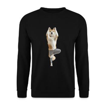 Akita - Unisex Pullover - Schwarz - Vorne - Alina (178cm) & Michal (187cm)