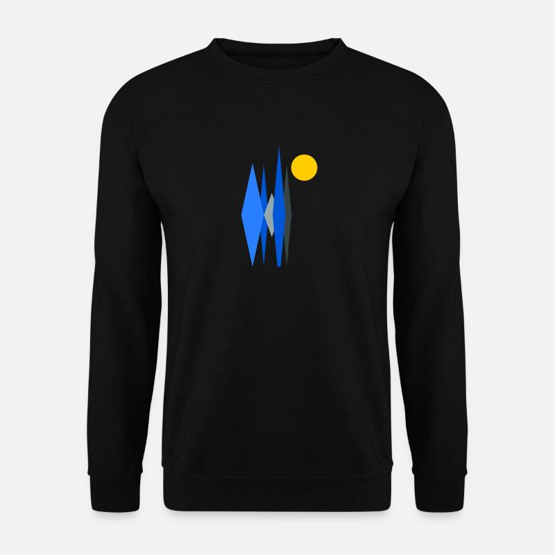 Abstract - Unisex Sweatshirt - black