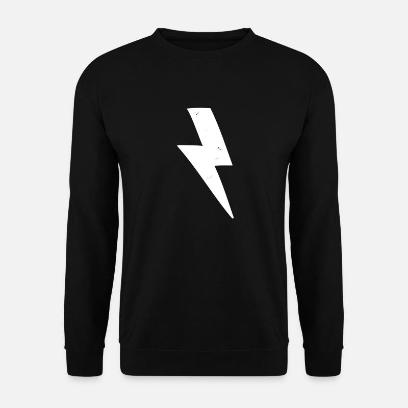 White flash - Unisex Sweatshirt - black