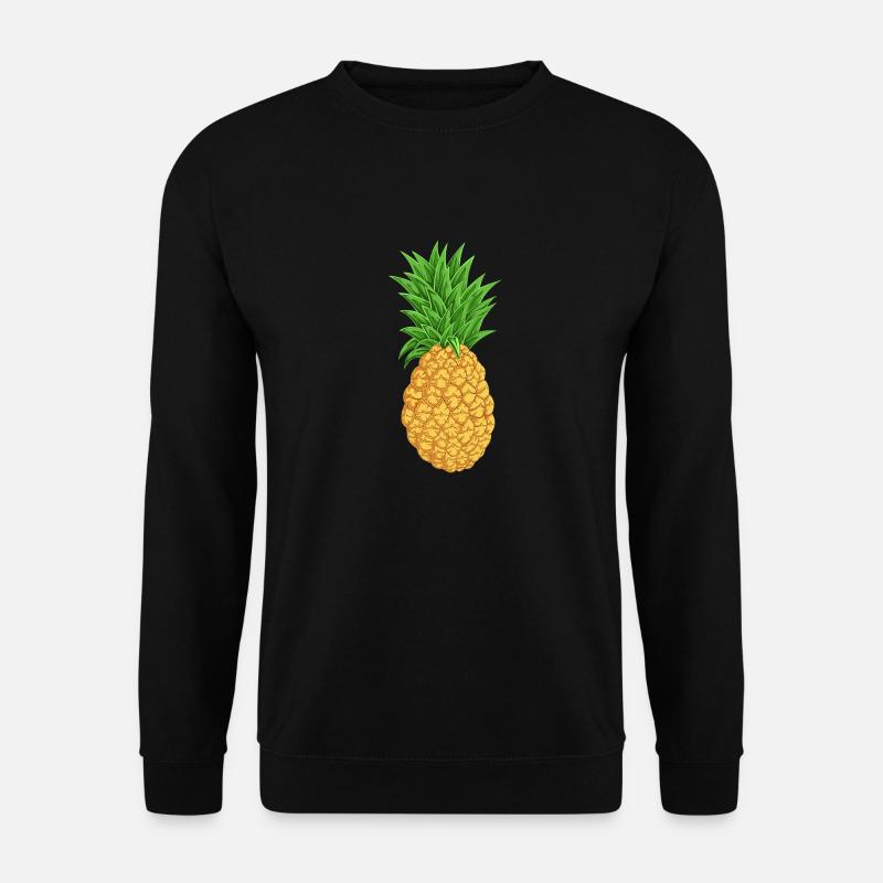 Ananas - Unisex Pullover - Schwarz
