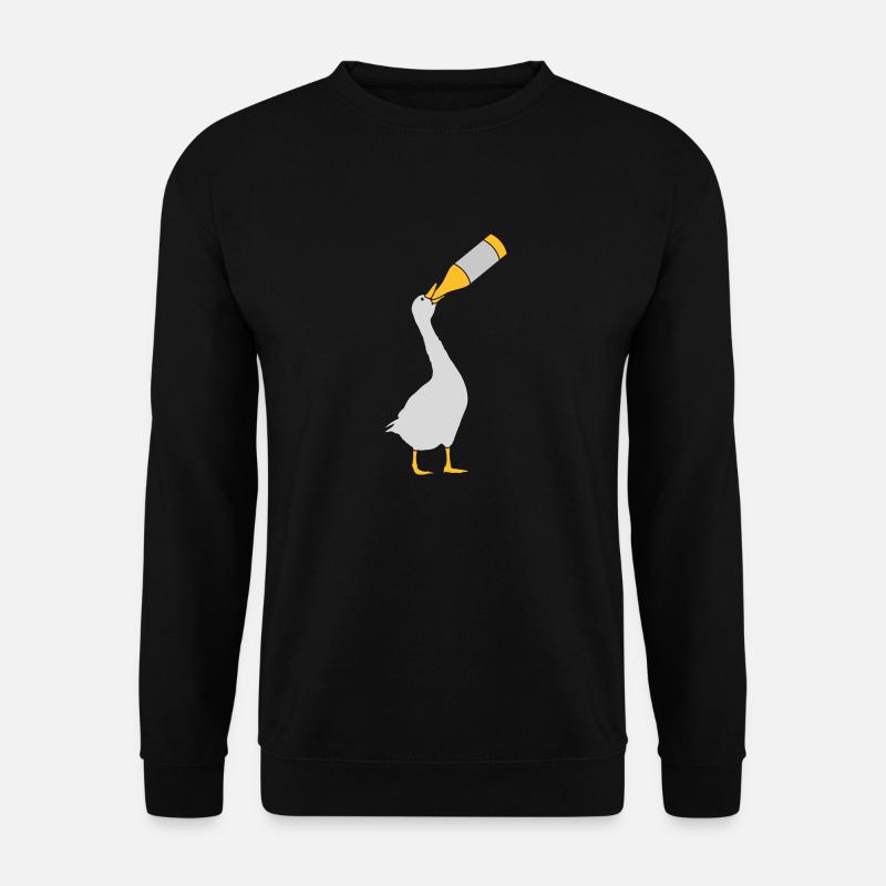 Gans Alkohol Party - Unisex Pullover - Schwarz