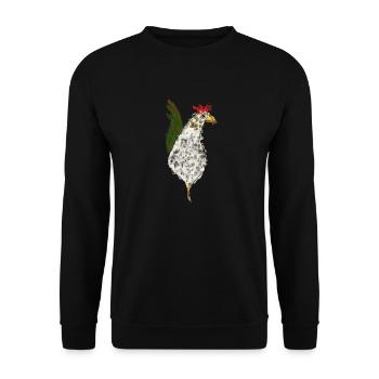 Gockel Konstantin - Unisex Pullover - Schwarz - Vorne - Alina (178cm) & Michal (187cm)