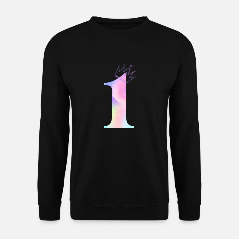 1st anniversary rainbow - Unisex Sweatshirt - black