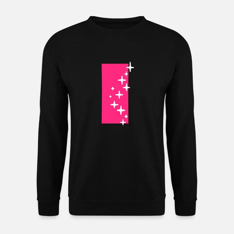 Letter I Glitter - Unisex Sweatshirt - black