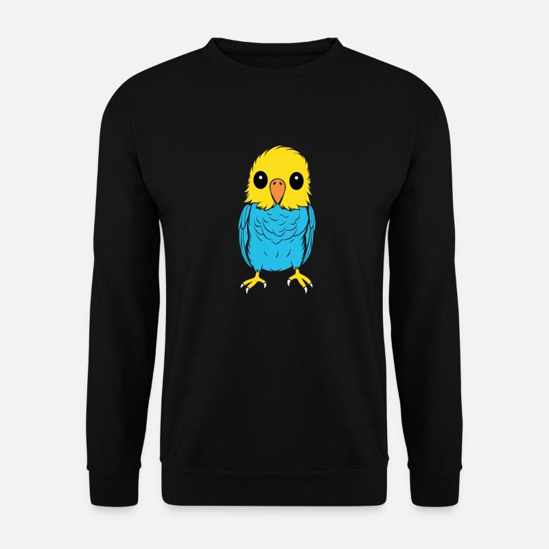 Cute little parakeet - Unisex Sweatshirt - black