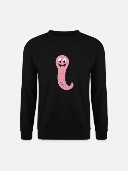 ver de terre - Sweat-shirt Unisexe - noir