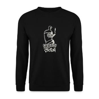 Équipe de graffiti - Sweat-shirt Unisexe - noir - Devant - Alina (178cm) & Michal (187cm)