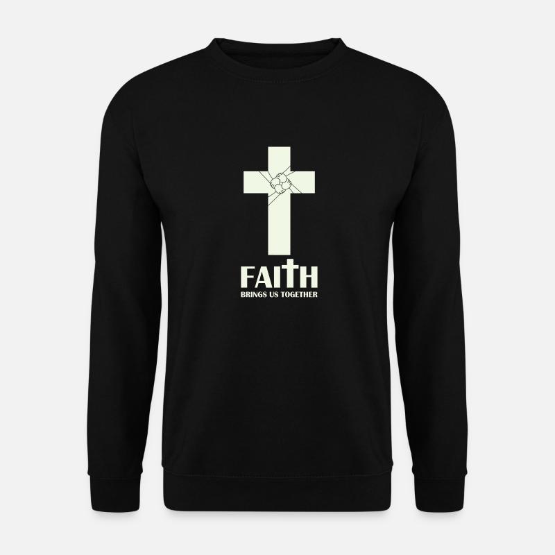 La foi nous rassemble - Sweat-shirt Unisexe - noir