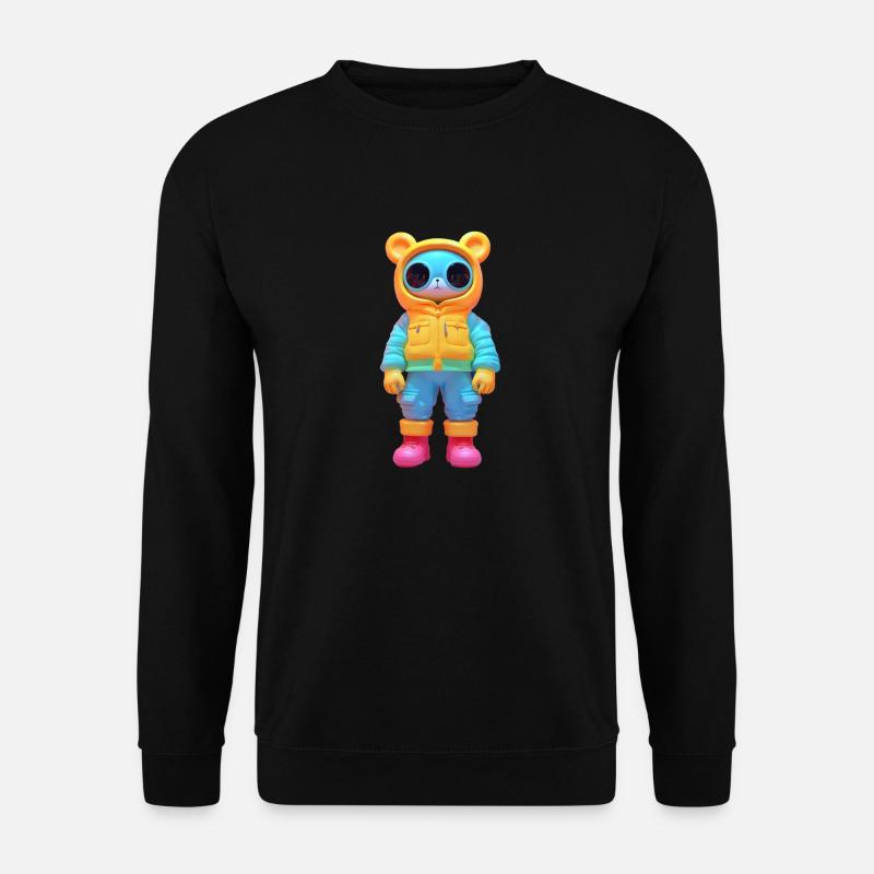 Mouse 3D - Unisex Sweatshirt - black