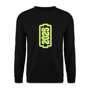 2025 - Unisex Pullover - Schwarz - Vorne - Alina (178cm) & Michal (187cm)