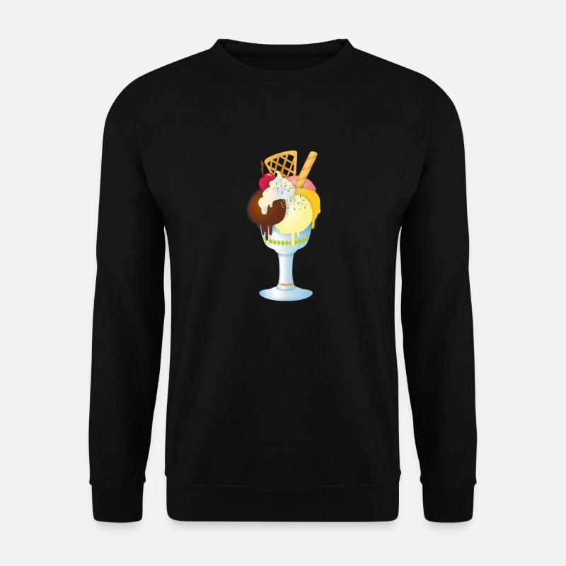 Eiscreme - Unisex Pullover - Schwarz