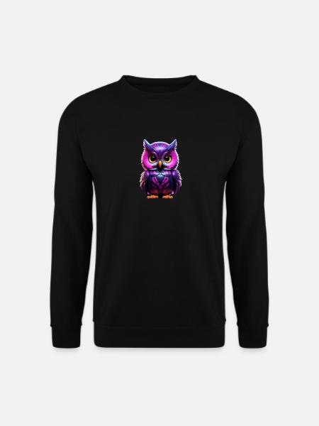 Baby Owl - Unisex Sweatshirt - black