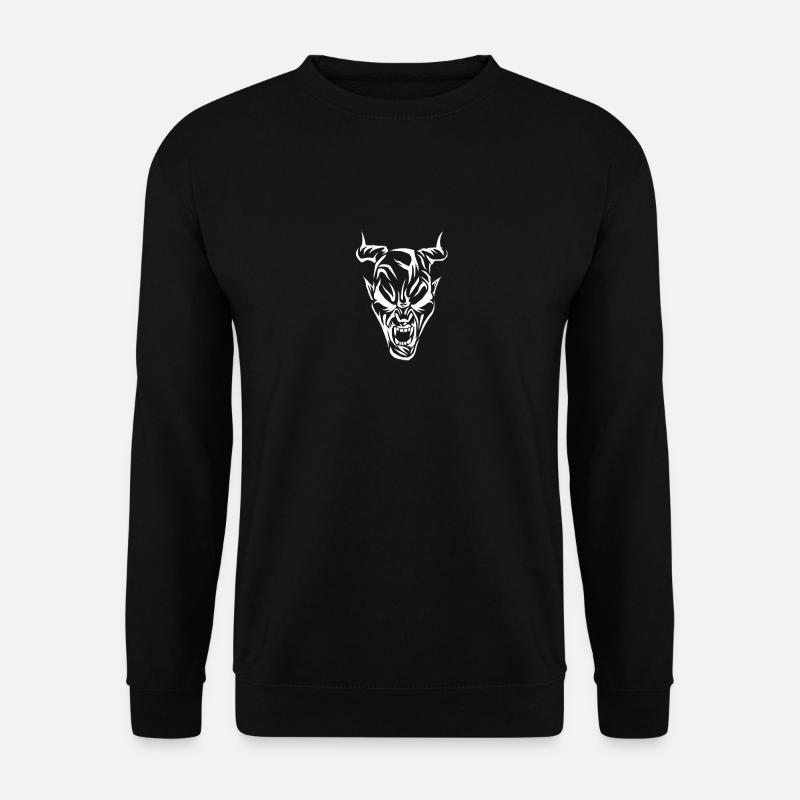 LT Krampus Perchten Masque blanc - Sweat-shirt Unisexe - noir