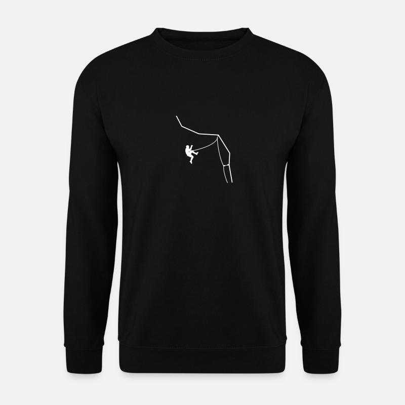 Climbing camber - Unisex Sweatshirt - black