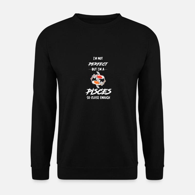 Zodiac sign Pisces - Unisex Sweatshirt - black