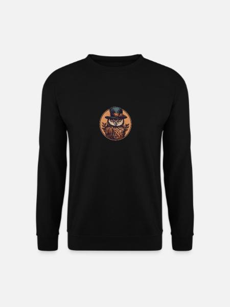 Mister Owl - Unisex Sweatshirt - black