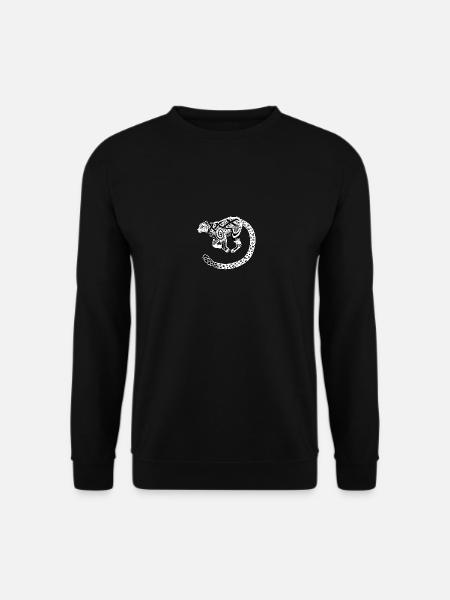 Celtic Snow Leopard / Celtic Snow Leopard - Unisex Sweatshirt - black