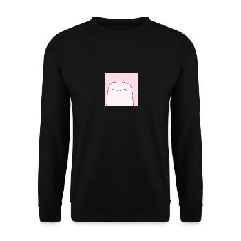 uwu - Unisex Pullover - Schwarz - Vorne - Alina (178cm) & Michal (187cm)
