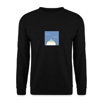 vis-toi les gars je rentre à la maison - Sweat-shirt Unisexe - noir - Devant - Alina (178cm) & Michal (187cm)