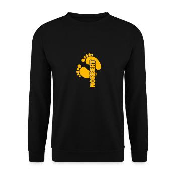 Birth Norbert - Unisex Sweatshirt - black - Front - Alina (178cm) & Michal (187cm)