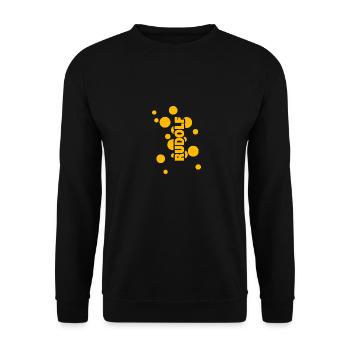 Name Rudolf - Unisex Sweatshirt - black - Front - Alina (178cm) & Michal (187cm)