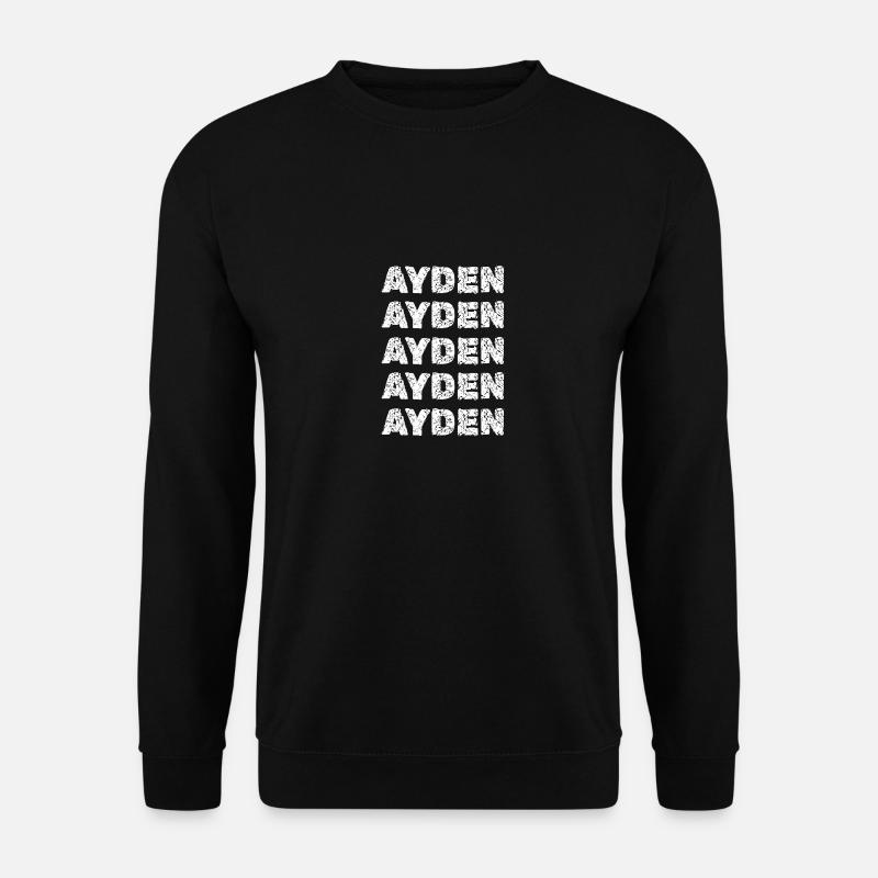 Prénom Ayden - Sweat-shirt Unisexe - noir