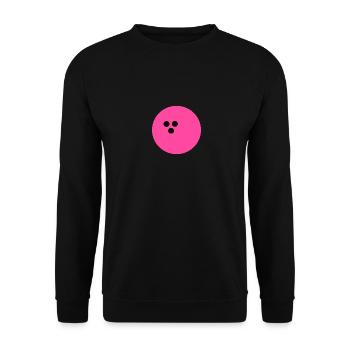 Bowling Ball, Bowling - Unisex Sweatshirt - black - Front - Alina (178cm) & Michal (187cm)
