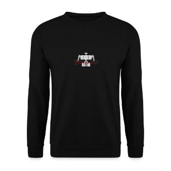 Bikepacker of the Cycling Tour - Unisex Sweatshirt - black - Front - Alina (178cm) & Michal (187cm)