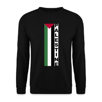 Palestine - Sweat-shirt Unisexe - noir - Devant - Alina (178cm) & Michal (187cm)
