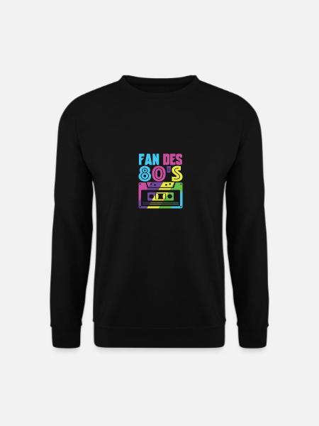fan des 80s - Sweat-shirt Unisexe - noir