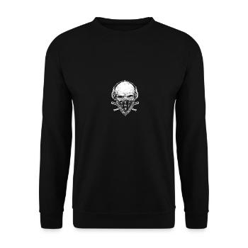 Sound Totenkopf - Sweat-shirt Unisexe - noir - Devant - Alina (178cm) & Michal (187cm)