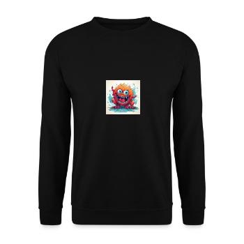 Monster - Unisex Pullover - Schwarz - Vorne - Alina (178cm) & Michal (187cm)