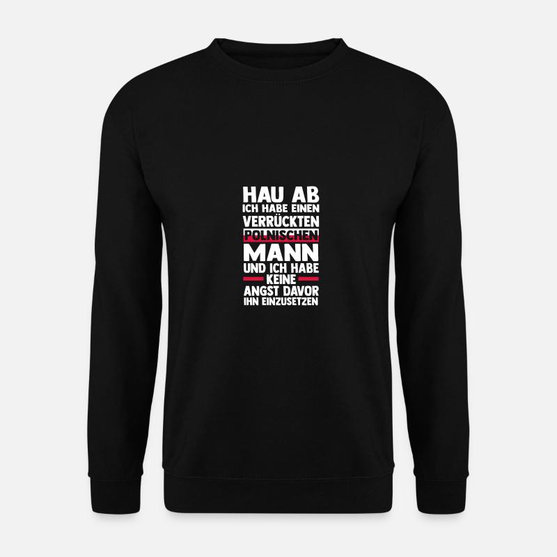Pole Polen - Unisex Pullover - Schwarz