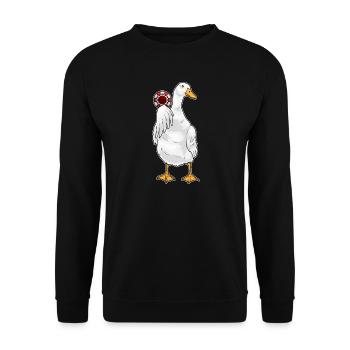 Duck Poker Jetons de poker - Sweat-shirt Unisexe - noir - Devant - Alina (178cm) & Michal (187cm)