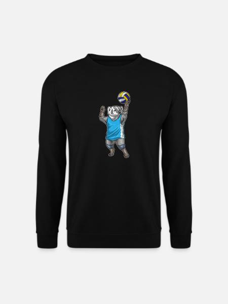 Badger Volleyball Player Volleyball - Unisex Sweatshirt - black