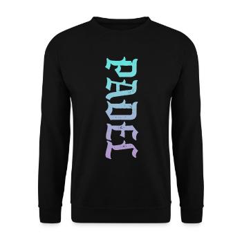 Padel Sport - Unisex Sweatshirt - black - Front - Alina (178cm) & Michal (187cm)