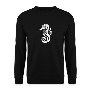 Entraînement de natation aquatique Cool Seahorse - Sweat-shirt Unisexe - noir - Devant - Alina (178cm) & Michal (187cm)