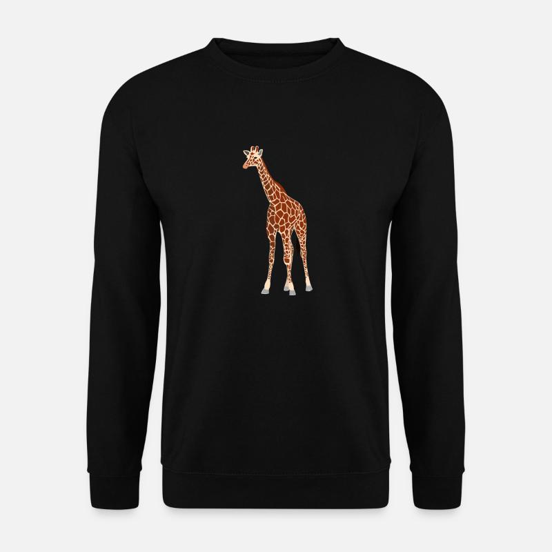 Giraffe - Unisex Pullover - Schwarz