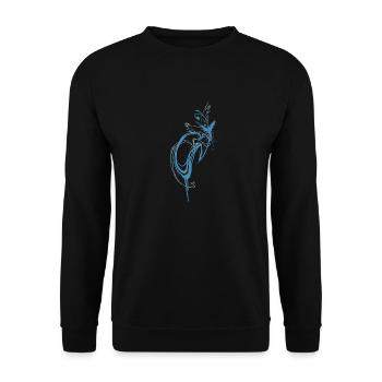 Phoenix - Sweat-shirt Unisexe - noir - Devant - Alina (178cm) & Michal (187cm)