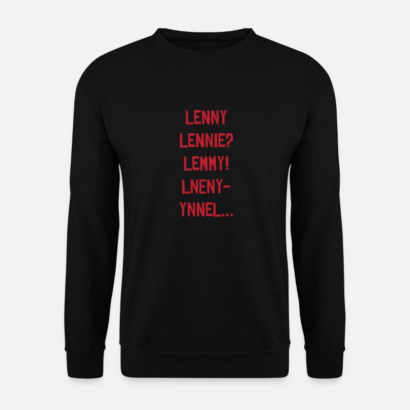 Lenny Lennie Rot Tot - Unisex Pullover - Schwarz
