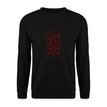 Web of Wyrd - Unisex Sweatshirt - black - Front - Alina (178cm) & Michal (187cm)